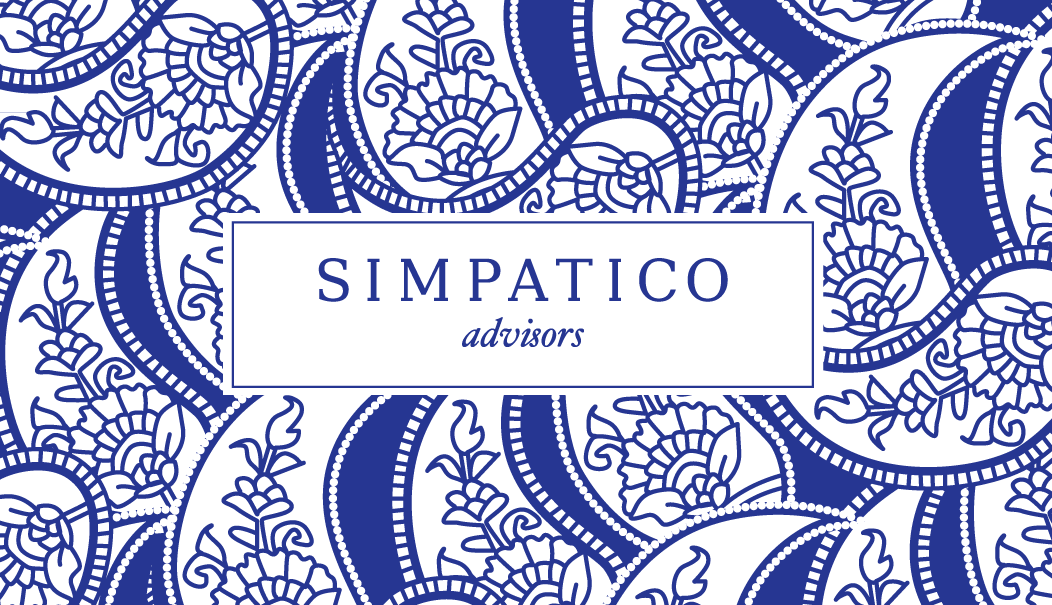 Simpatico Advisors identity and branding by Iwona Konarski  |   www.iwonak.com   |  #logo #branding #idenitity #design #letterpress