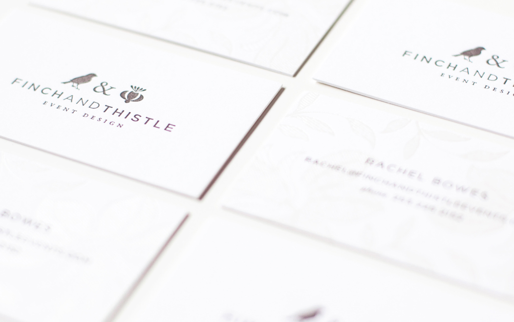 Finch And Thistle Business Cards 