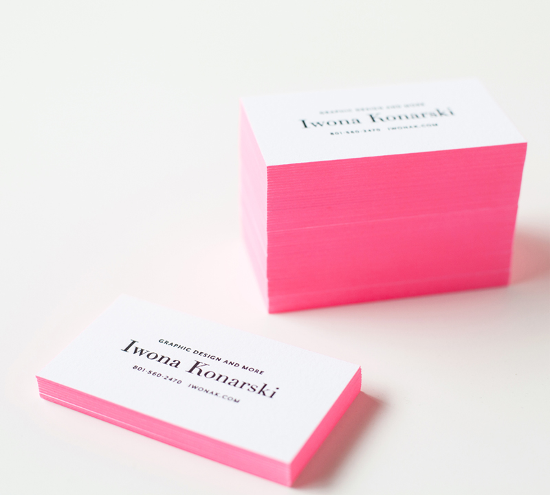 Iwona K com Business Cards