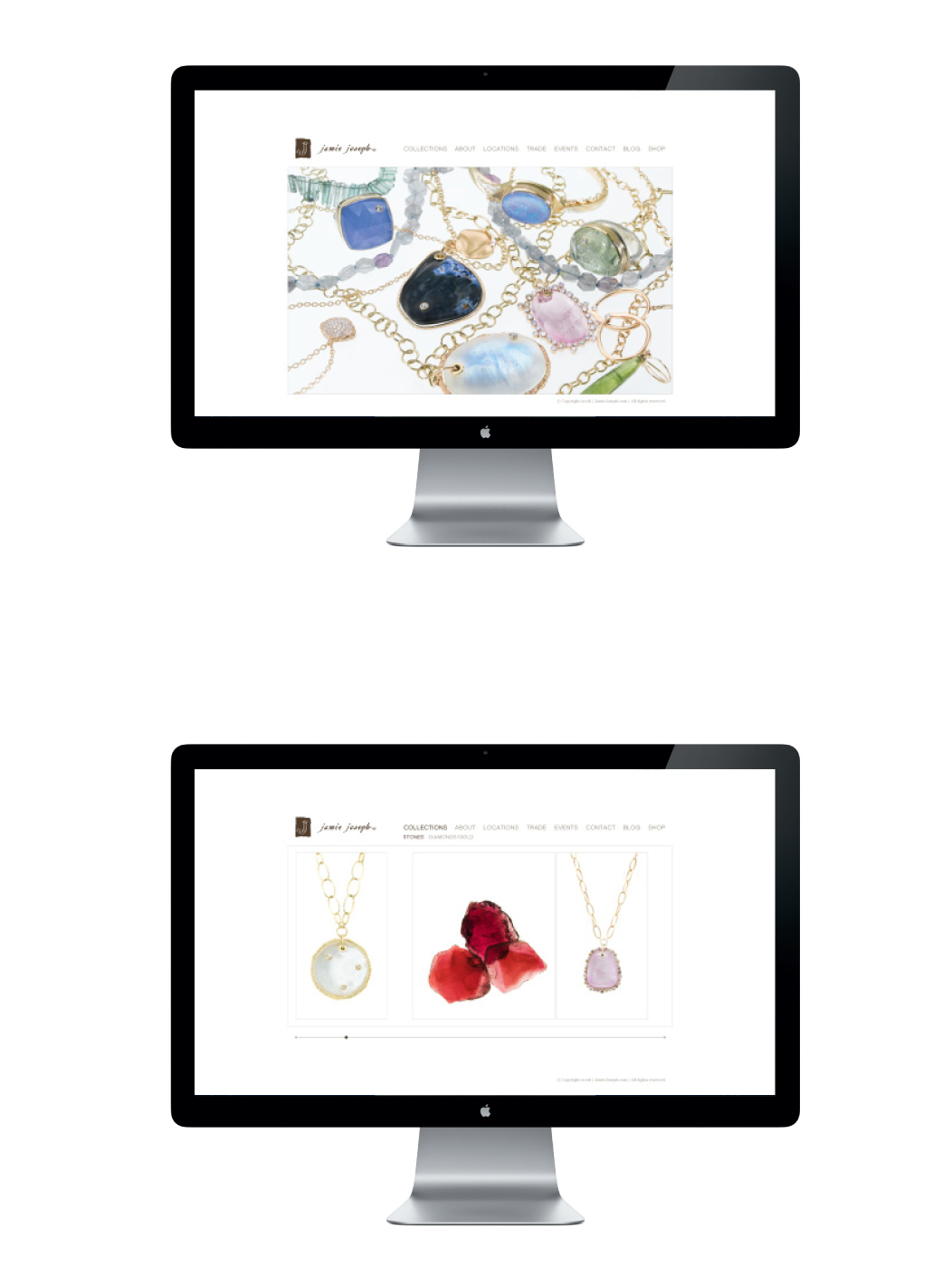 Jamie Joseph Jewelry Website 