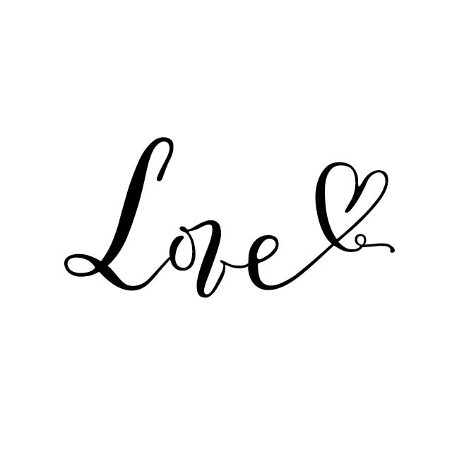 Love Calligraphy Logo | Calligraphy by iwona konarski